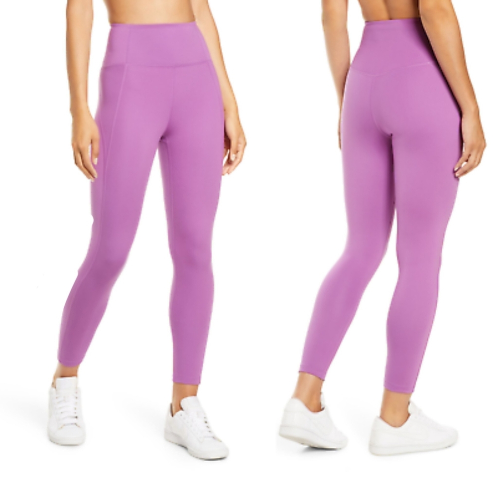 new Girlfriend Collective High Rise 7/8 Leggings Athletic Gym Yoga Slimming Sz S